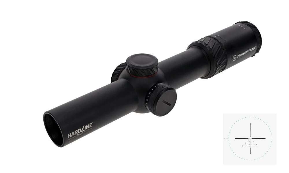 Scopes Crimson Trace Corporation Hardline Riflescope HARDLINE 1-6X24 34MM TR1-MIL • RIFLESCOPE • Model: Hardline Riflescope